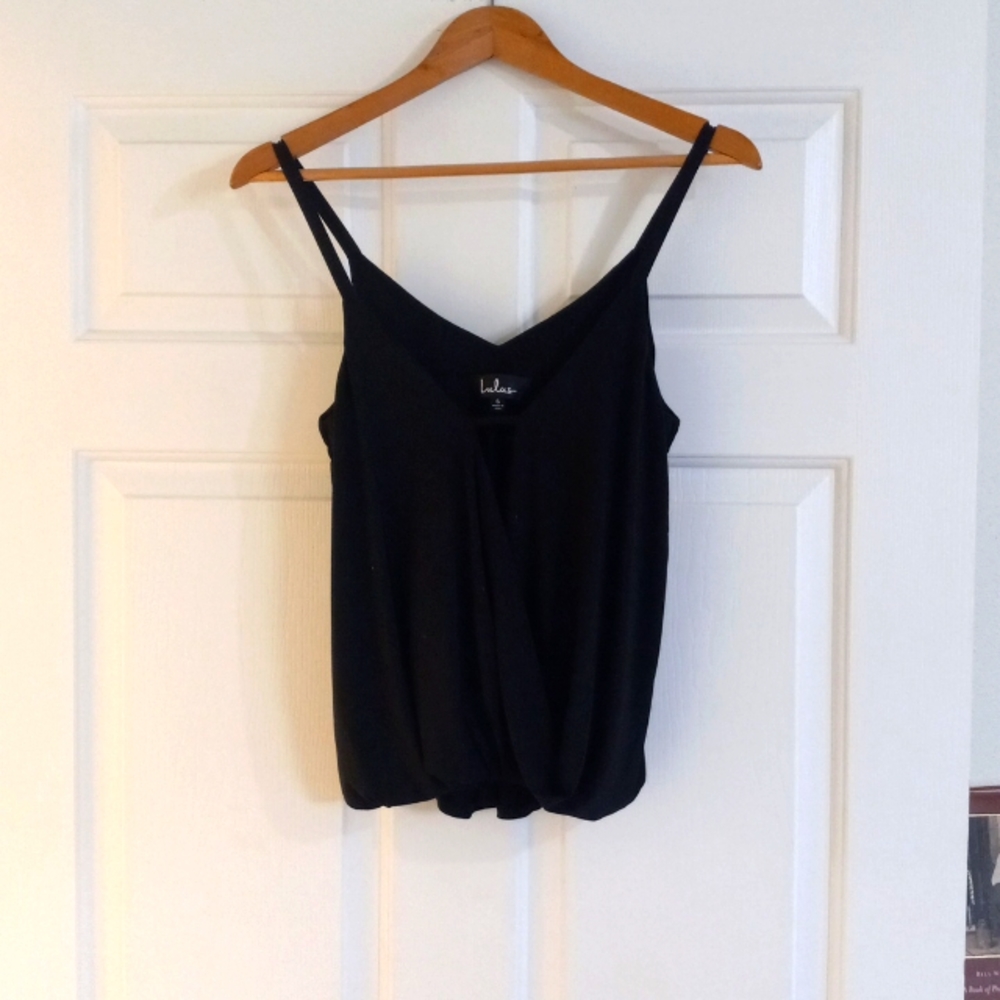 Women's black dress tanktop